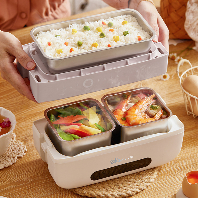 Lunch box elettrico da ufficio da 1,5 litri con timer